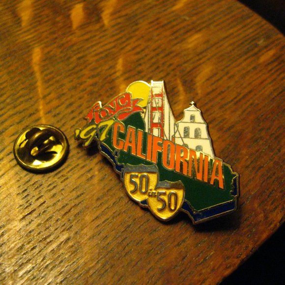 QVC California 1997 Vintage Lapel Pin - Picture 2 of 4